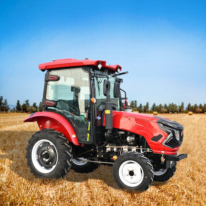 Hot Sale! High Efficiency 4WD Mini Tractor Compact Farm Multi-Purpose Wheel Tractor Motor Agriculture Used Condition Free Engine