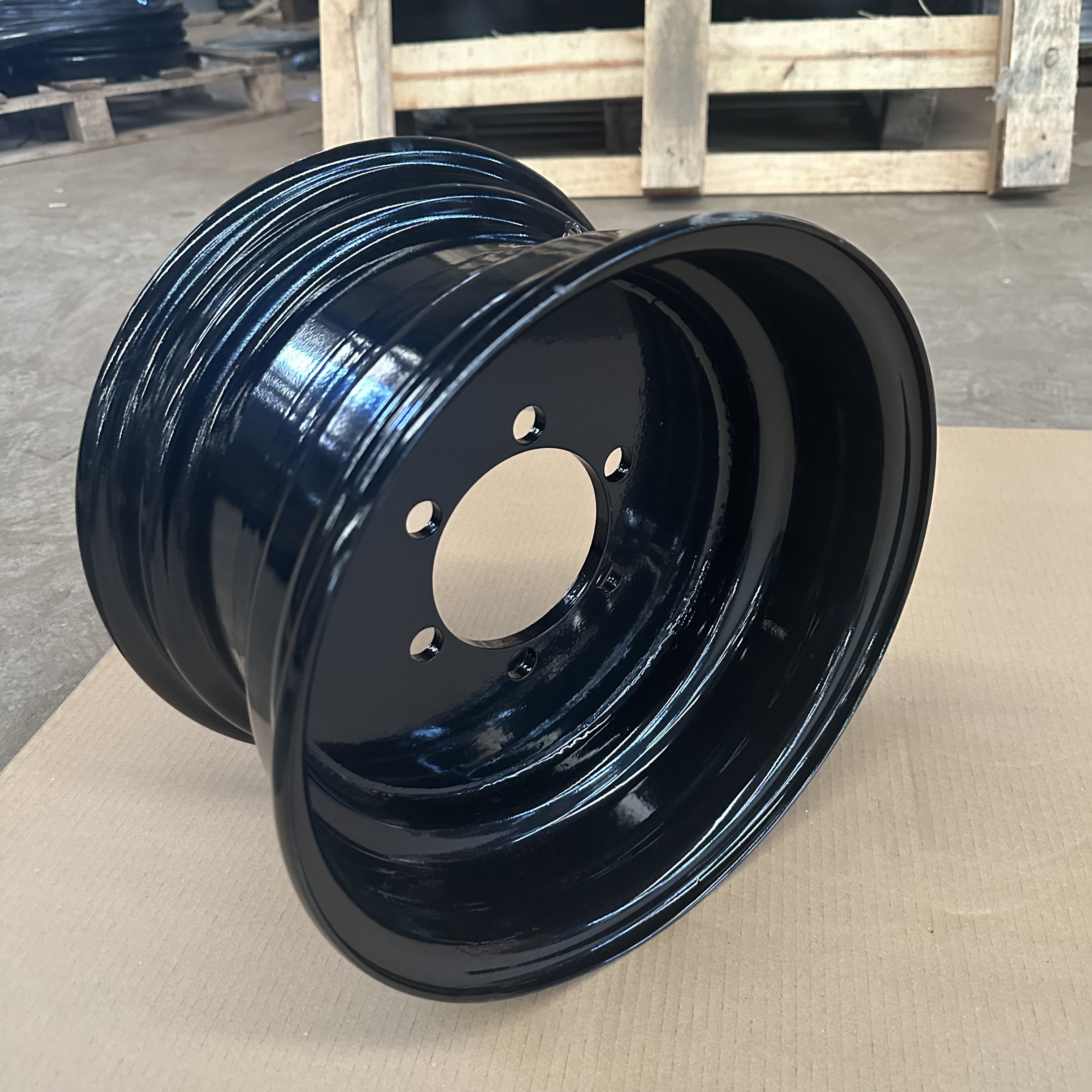 Manufacturers' New 7X12 Agricultural Implement Tractor Wheels 7Jx12 Inch Steel Rims for 23x8.5-12 10.0/80-12 Tyres