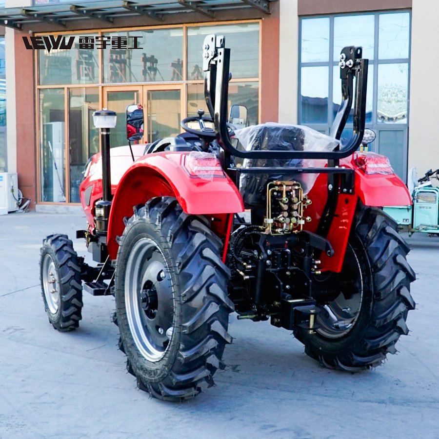China Top Manufacturer's 4x4 Mini Tractors for Agriculture Used Condition 80HP Engine 4WD Wheels Including Lawn Mower Price