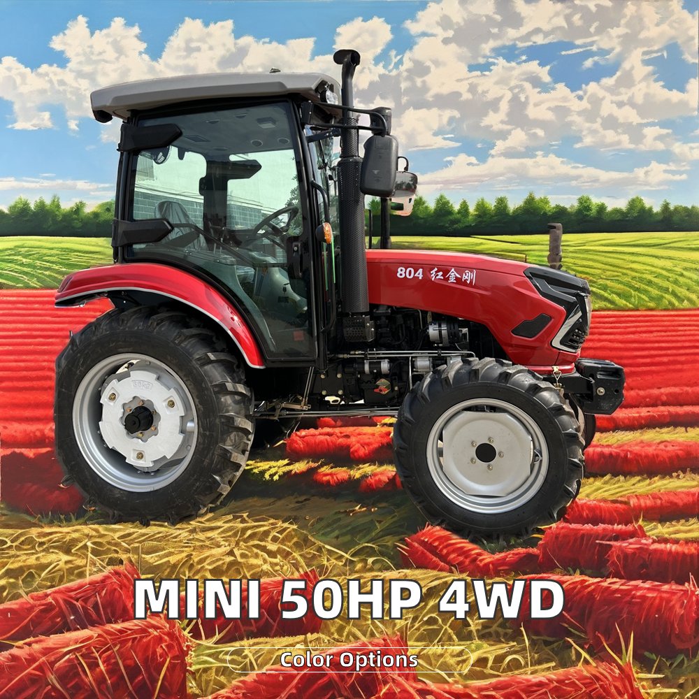 Jesray 12HP-20HP Mini Agricultural Wheel Tractor 4WD Compact 12HP-20HP with Pump for Small Garden Farming Buy From China