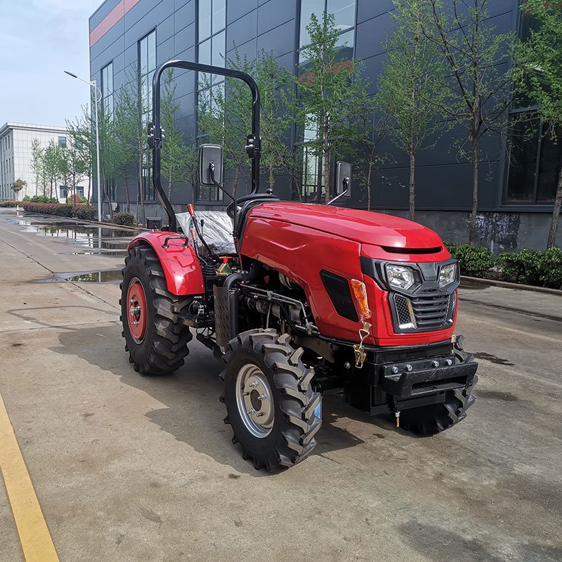 New Mini Farm Tractpr Agricultural Machinery 4 Wheel Driver 50 Horsepower Orchard Warm Room Mini Tractor