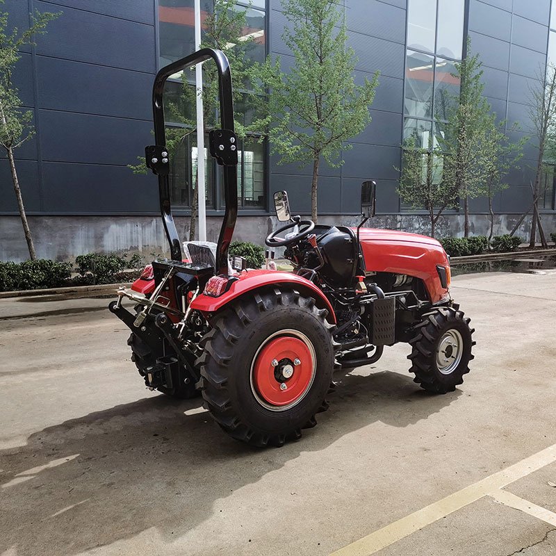 New Mini Farm Tractpr Agricultural Machinery 4 Wheel Driver 50 Horsepower Orchard Warm Room Mini Tractor