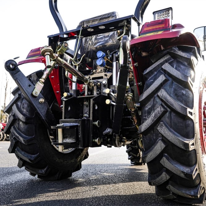 New Mini Farm Tractpr Agricultural Machinery 4 Wheel Driver 50 Horsepower Orchard Warm Room Mini Tractor
