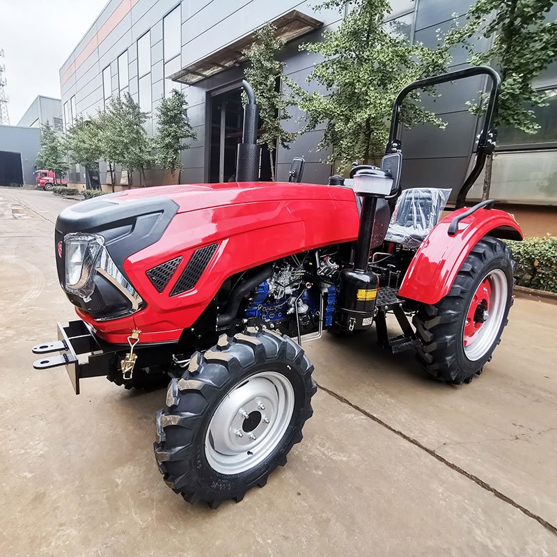 New Mini Farm Tractpr Agricultural Machinery 4 Wheel Driver 50 Horsepower Orchard Warm Room Mini Tractor