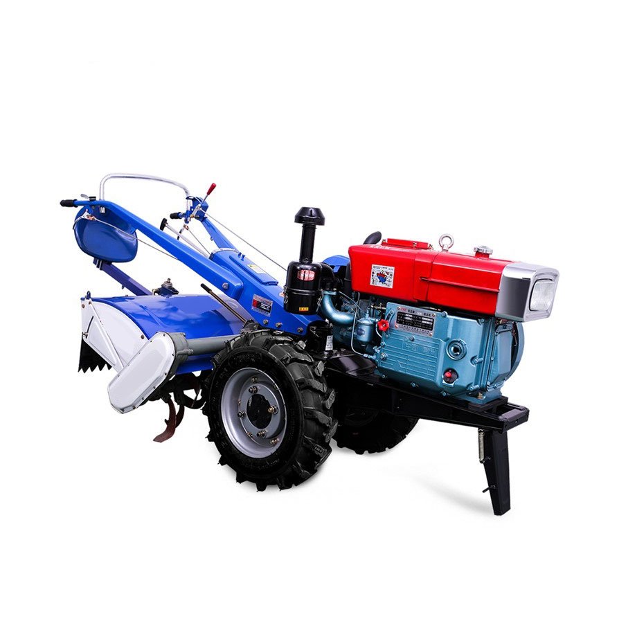 Farm Agriculture Mini Wheel 2WD Tractors Walking Behind Tractor with Various Assistive Devices