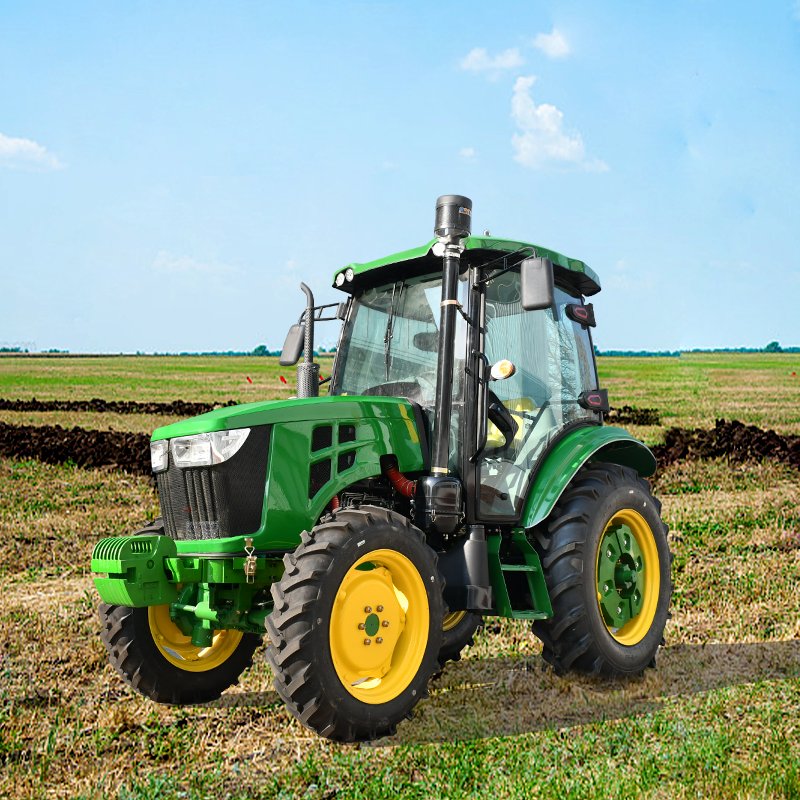 Small 80hp 100hp 120hp Diesel Farm Tractor 4x4 Agricultural Machinery with Gear Core Components New & Used Available