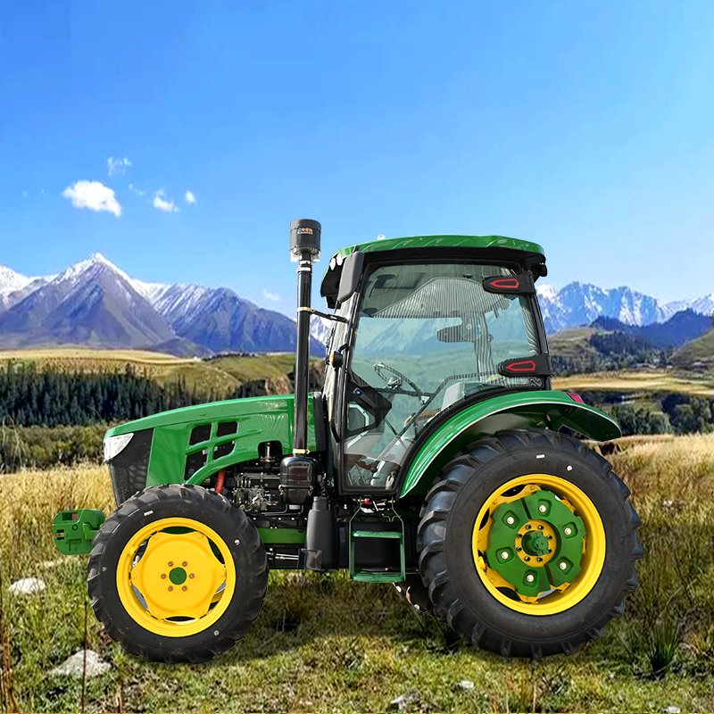 Small 80hp 100hp 120hp Diesel Farm Tractor 4x4 Agricultural Machinery with Gear Core Components New & Used Available