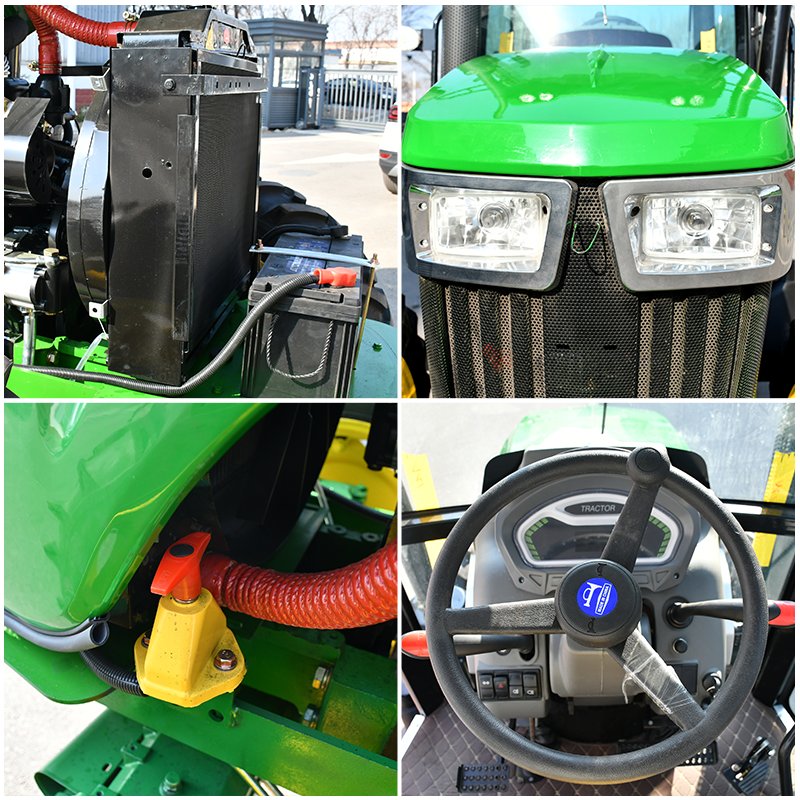 Small 80hp 100hp 120hp Diesel Farm Tractor 4x4 Agricultural Machinery with Gear Core Components New & Used Available
