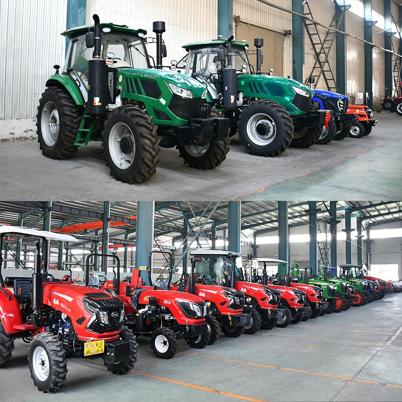 Small 80hp 100hp 120hp Diesel Farm Tractor 4x4 Agricultural Machinery with Gear Core Components New & Used Available
