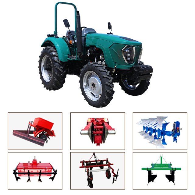 Farm Agricultural Mini Tractor 100hp 50hp 40hp Farm Tractor 4x4 Farming Tractor Machine for Sale