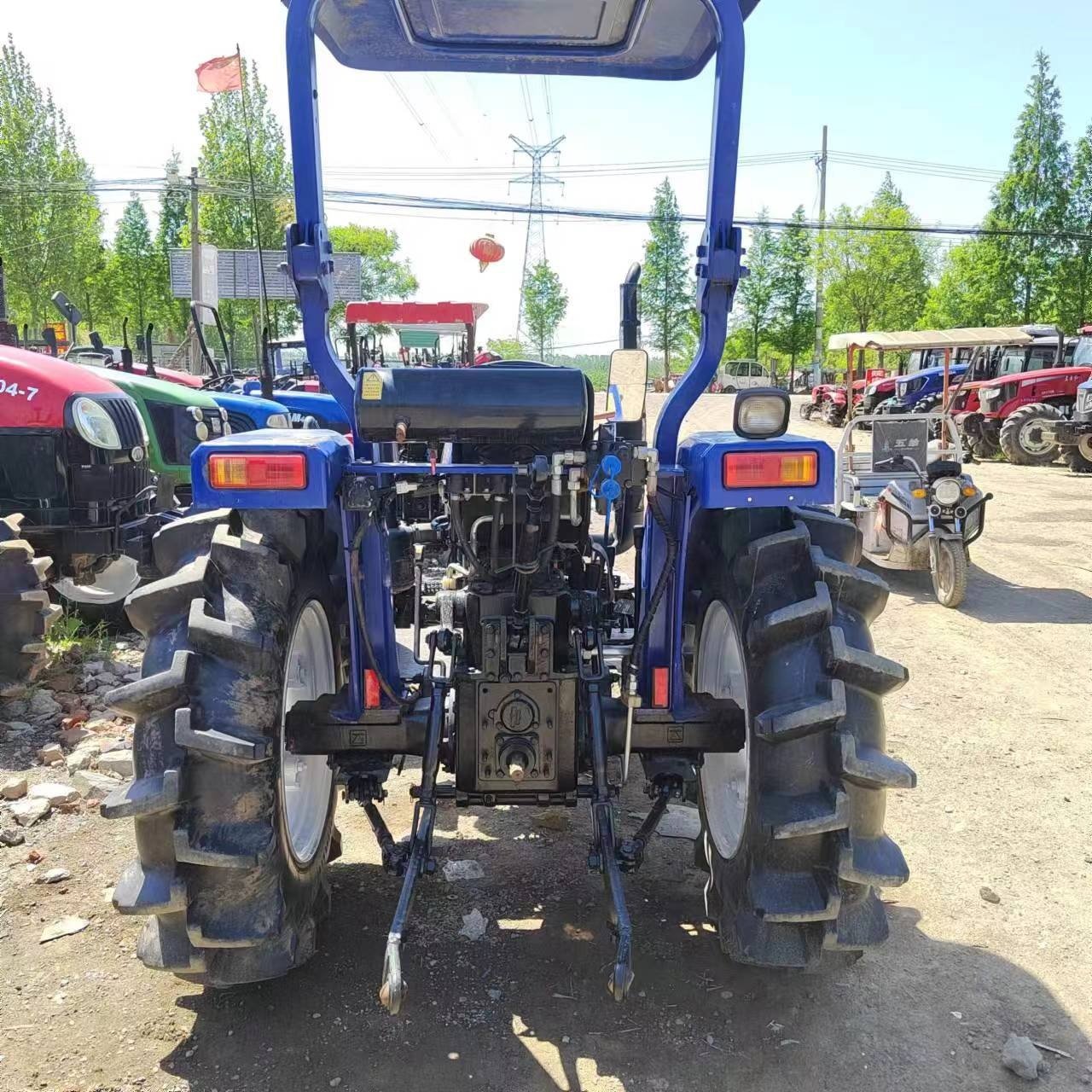 Used Tractors Lovol 504 50hp 4WD Wheel Farm Orchard Compact Tractor Agricultural Machinery Massey Ferguson Tractor