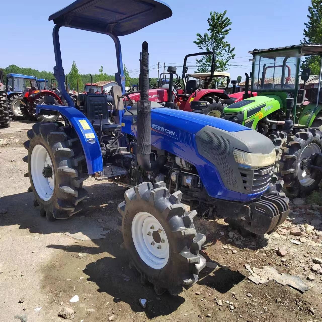 Used Tractors Lovol 504 50hp 4WD Wheel Farm Orchard Compact Tractor Agricultural Machinery Massey Ferguson Tractor