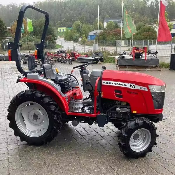 Fully Equipped Mini Farm Tractor 4x4 With Front Loader and Backhoe
