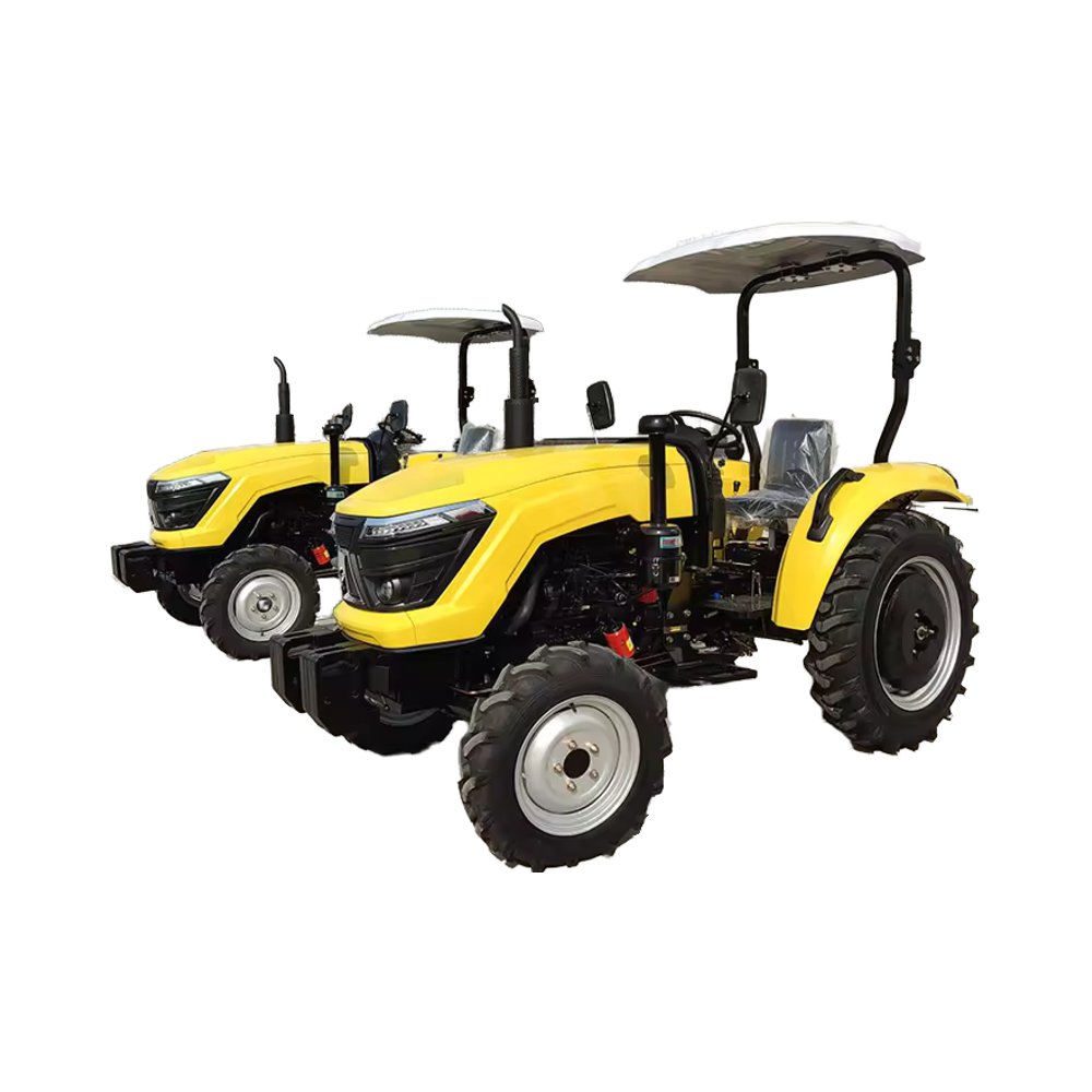 China Factory 4X4 Wheel 4WD Garden Tractor 50HP-90HP Farm Tractor with Optional Parts Manufactured Core Engine Motor Components