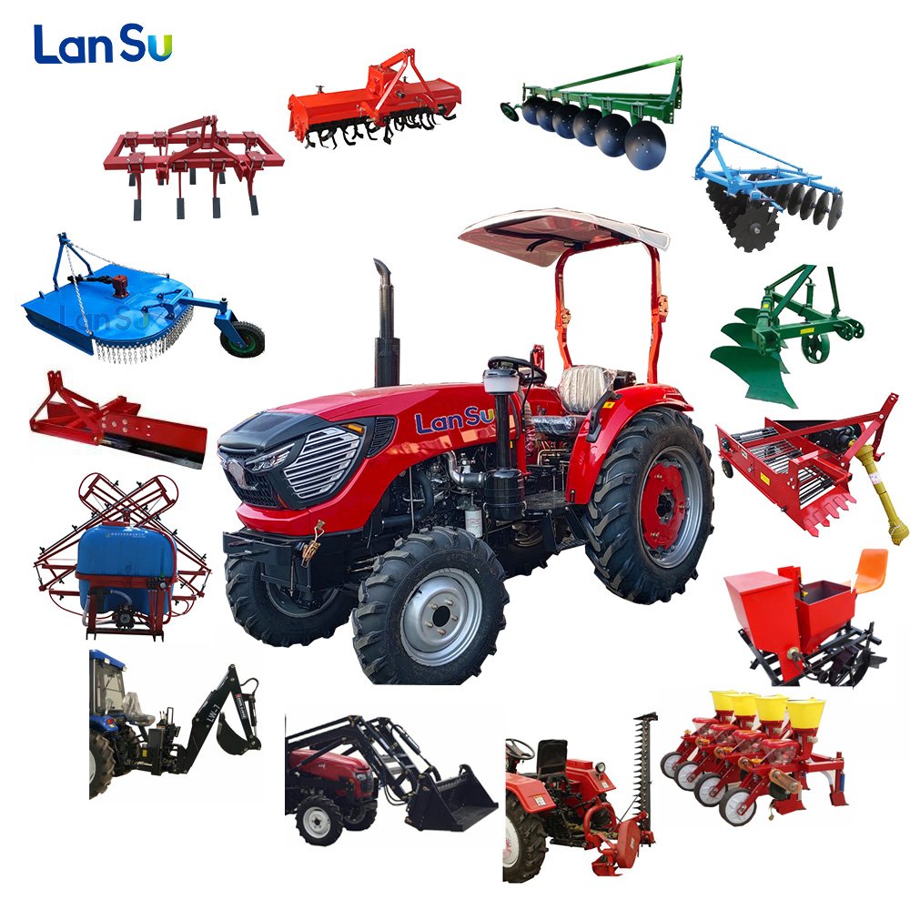 Cheap China Garden Tractors Small Trator Traktor 4x4 Mini Farm 4wd Compact Tractor