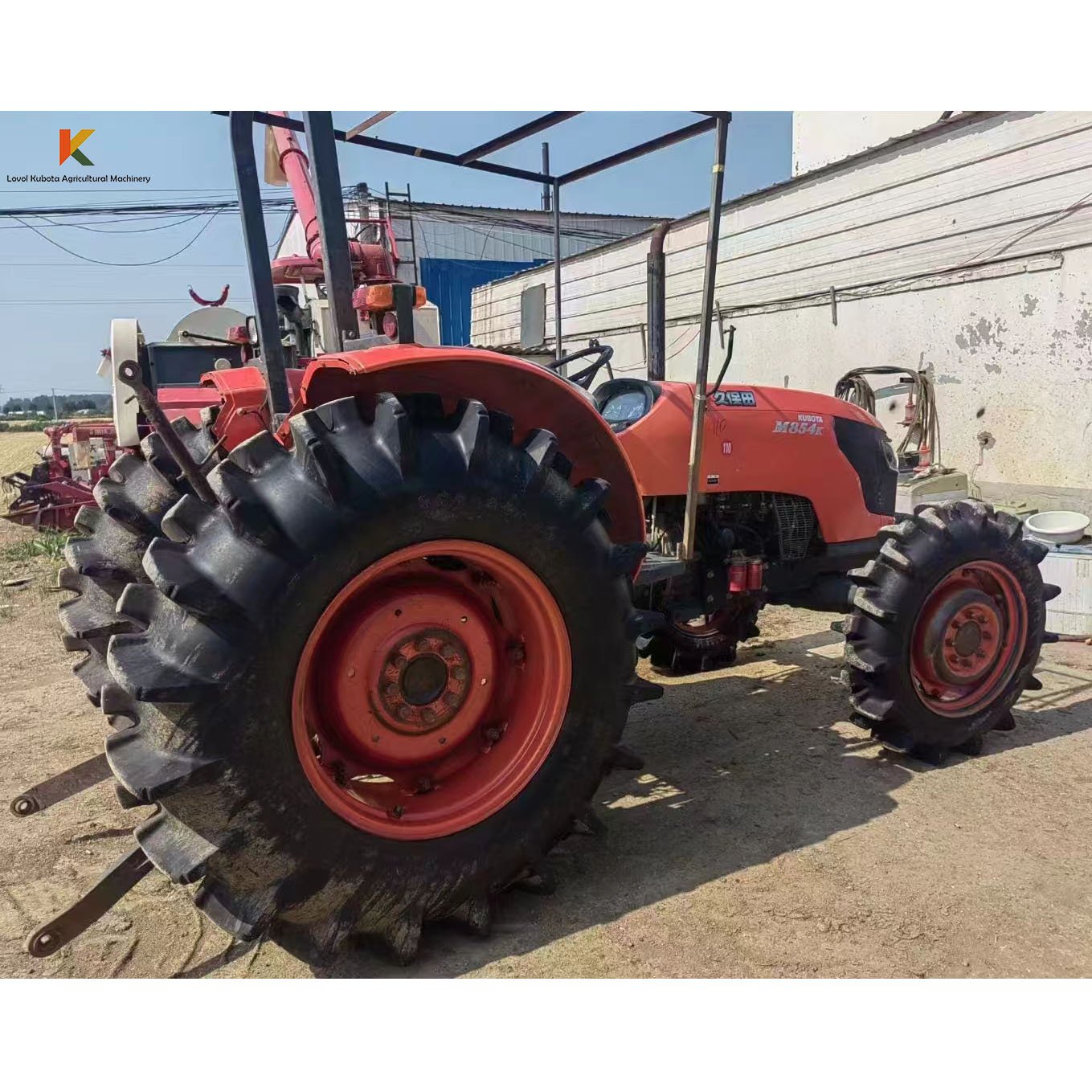 Cheap Compact Tractor Used Tractor Agriculture 4WD Mini Garden Tractor for KUBOTA-M854K