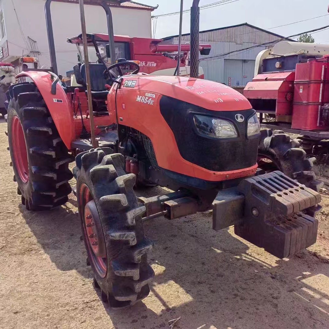 Cheap Compact Tractor Used Tractor Agriculture 4WD Mini Garden Tractor for KUBOTA-M854K