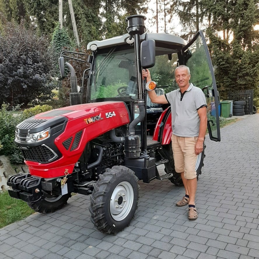TOVAL 50HP 60HP 70HP 75HP 80HP Agricultural Tractors Cabin+AC 4WD Wheeled YTO Engine Farming Tractor