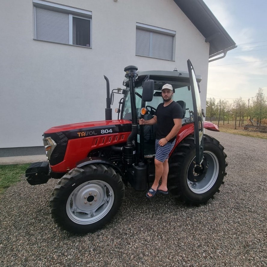 TOVAL 50HP 60HP 70HP 75HP 80HP Agricultural Tractors Cabin+AC 4WD Wheeled YTO Engine Farming Tractor
