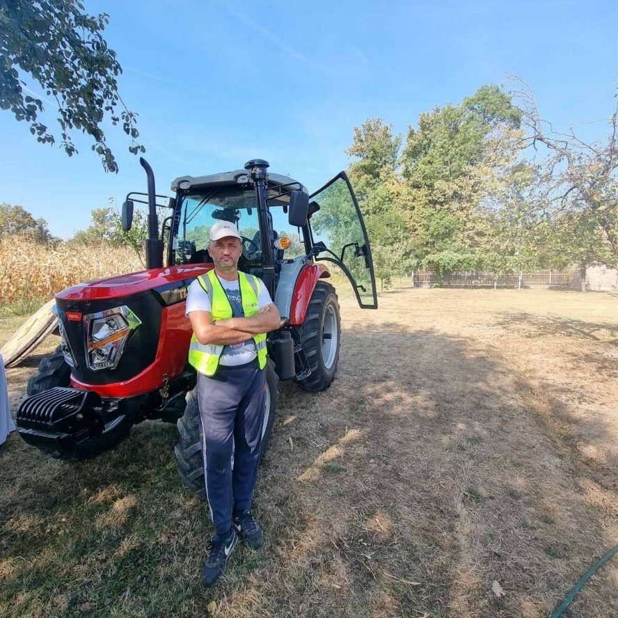TOVAL 50HP 60HP 70HP 75HP 80HP Agricultural Tractors Cabin+AC 4WD Wheeled YTO Engine Farming Tractor