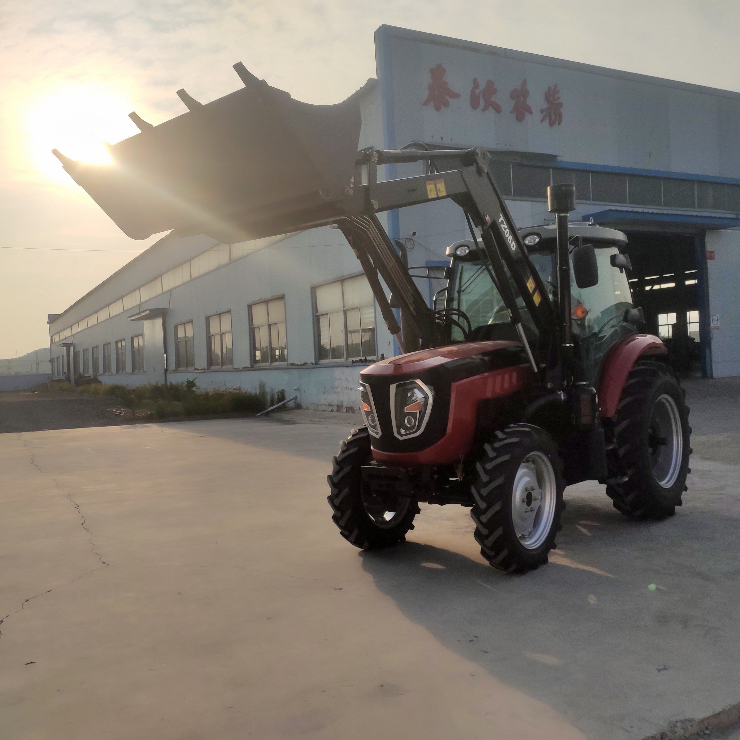 TOVAL 50HP 60HP 70HP 75HP 80HP Agricultural Tractors Cabin+AC 4WD Wheeled YTO Engine Farming Tractor