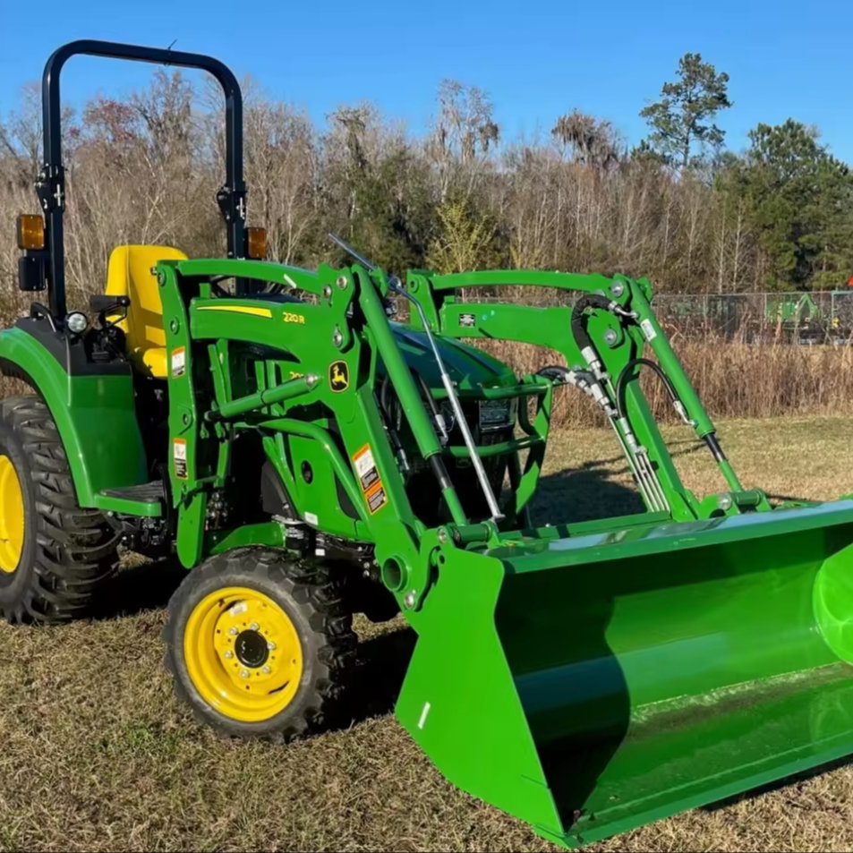 Original Used John Deer 2038R 4WD Agriculture Tractor with Full Implements at Very Cheap Prices Available in AUSTRIA
