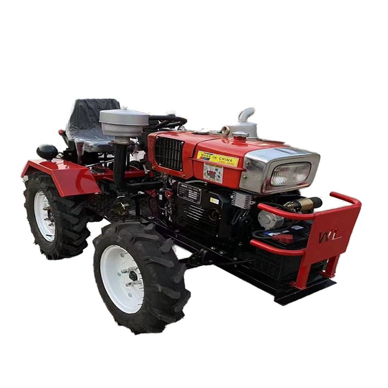15hp 4x4 2WD Electric Start Garden Management Machine Agricultural Rototiller Mini Small Single Cylinder Tractor