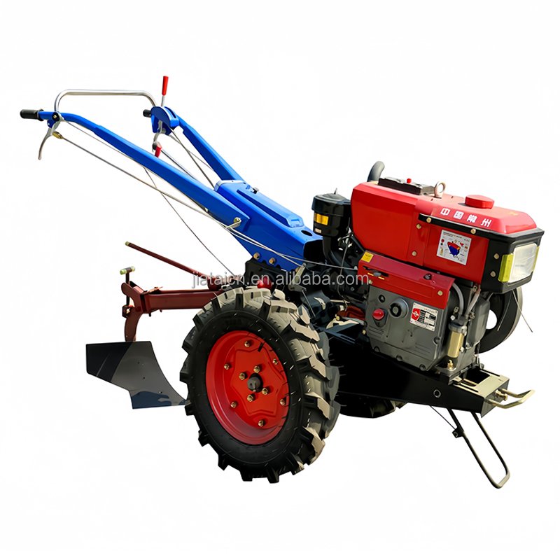 Hot Sale Two Wheel Mini Farm Tractor Multi-purpose Two Wheel Farm Hand Mini Walking Tractor Diesel Power Tiller