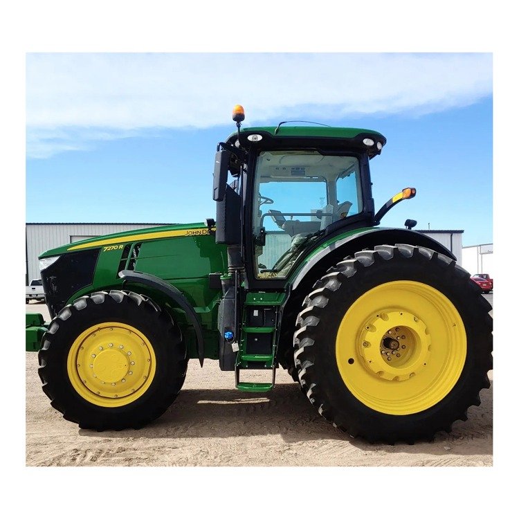 Used 185hp 140hp 120hp 4WD John Deere Tractor with Rotary Machine Agricultural Farm Tractor 80hp Engine Second Hand Condition
