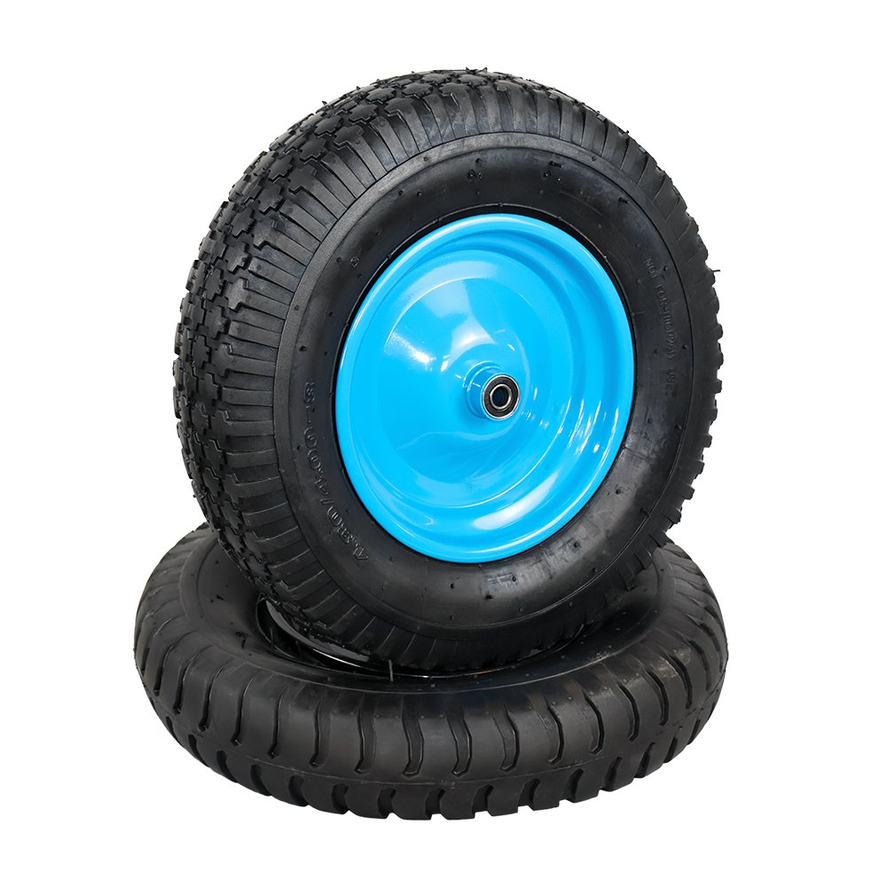 KARMAN Wheelbarrow Wheel Rubber Tyre 4.00-8 Hand Truck Tire Tractor Tire Pneumatic Wheel Custom Factory Price