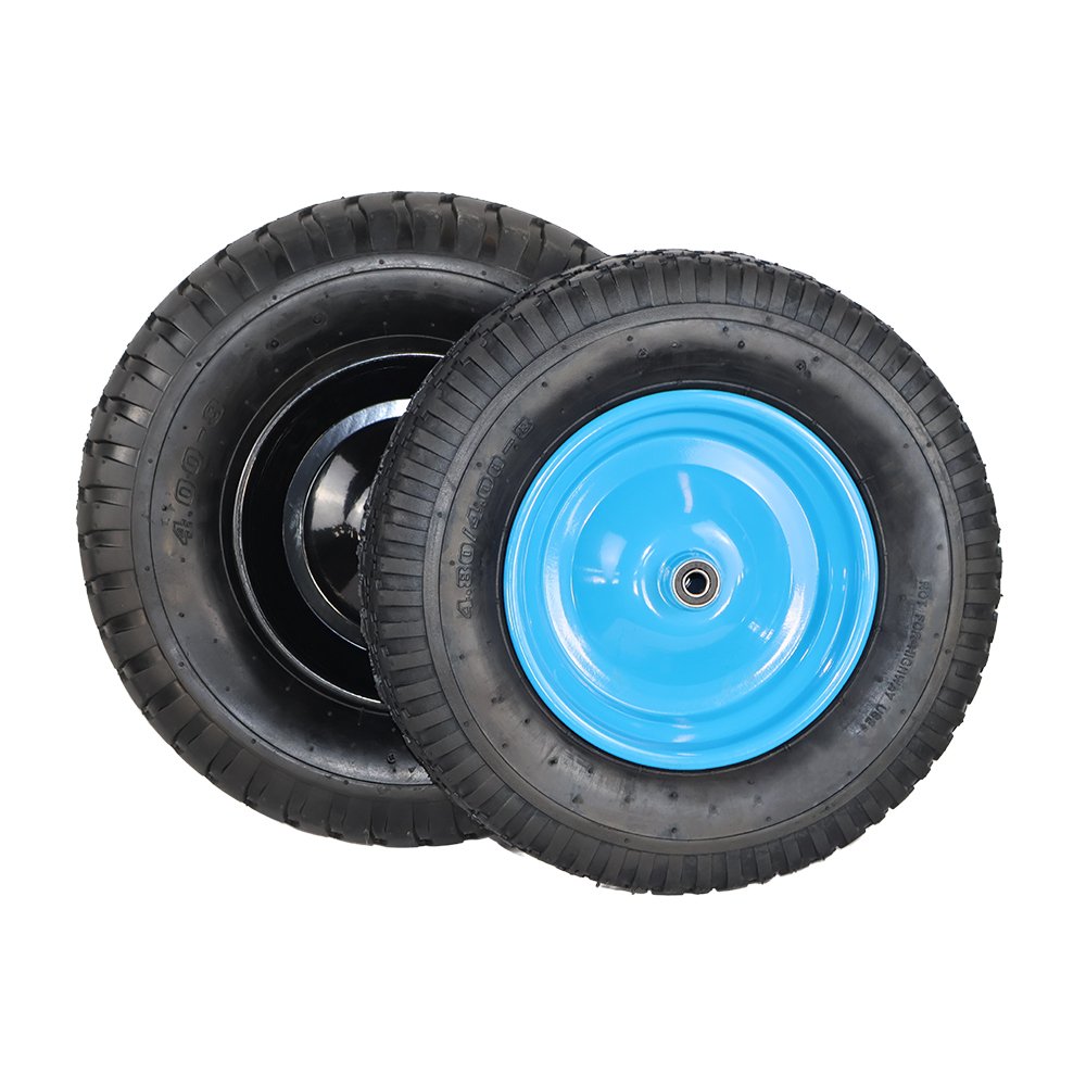 KARMAN Wheelbarrow Wheel Rubber Tyre 4.00-8 Hand Truck Tire Tractor Tire Pneumatic Wheel Custom Factory Price