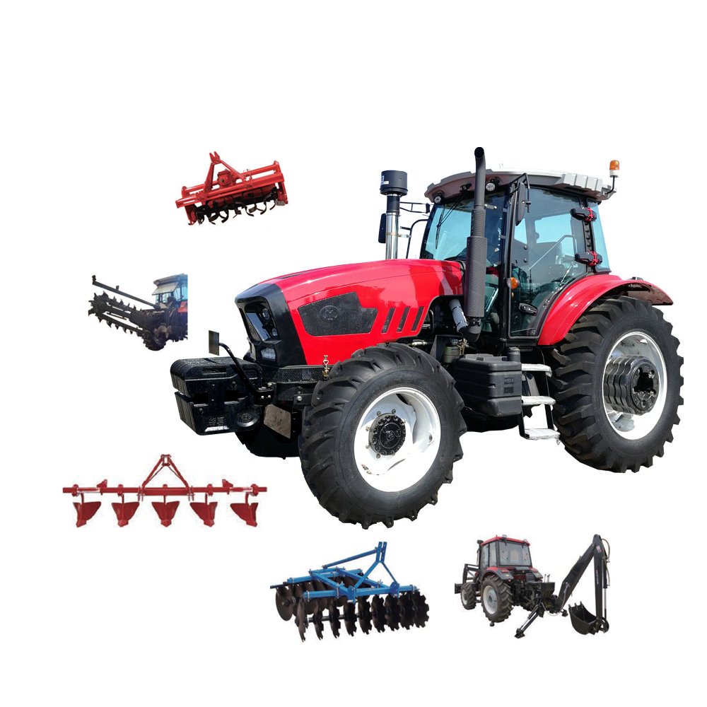 Multi Mini Tractor diesel Attach Plow Plough Price Pto Winch Farm Small Tractor 4wd with Loader and Backhoe
