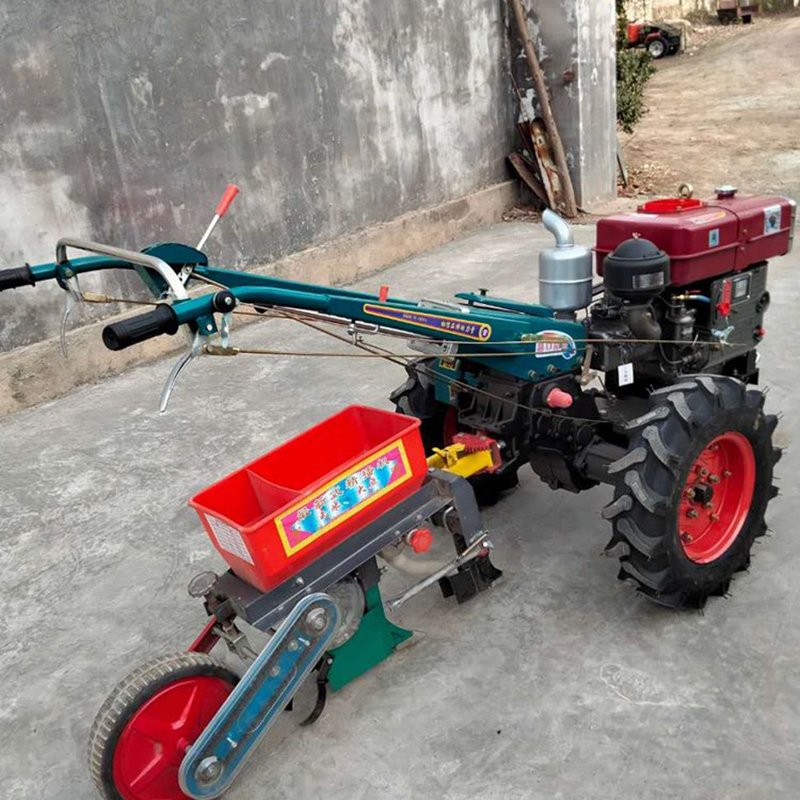 The Best Farm Equipment Mini Plow 2 Wheel Walking Tractor With Disc Plough Machine
