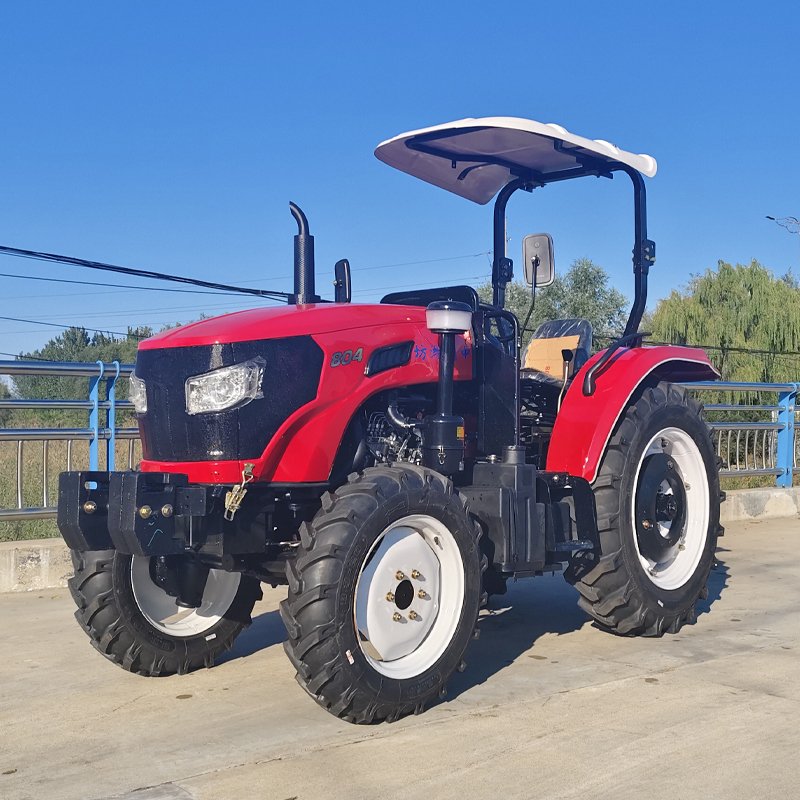 Falath New Diesel Multifunctional Tractors Disk Plow Rotary Tiller Other Farm Tools for Agriculture 90hp 4wd 4x4 Farm Tractor