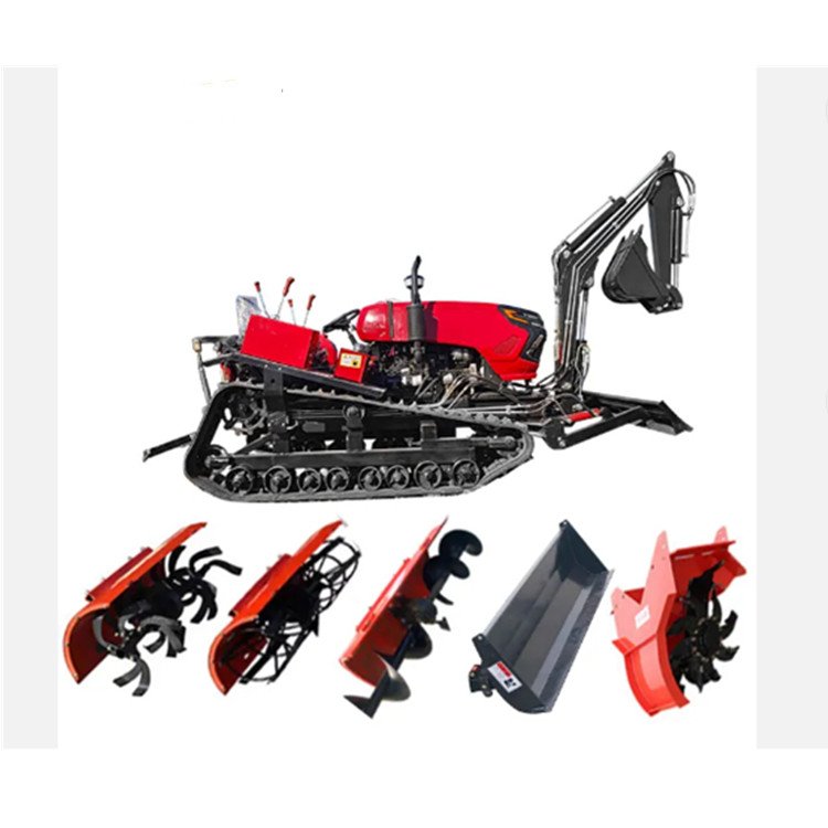 Amphibious Powerful 35 HP Small Tractor with Auxiliary Equipment Mini Crawler Tractor for Sale the Price Is Beautiful New 260