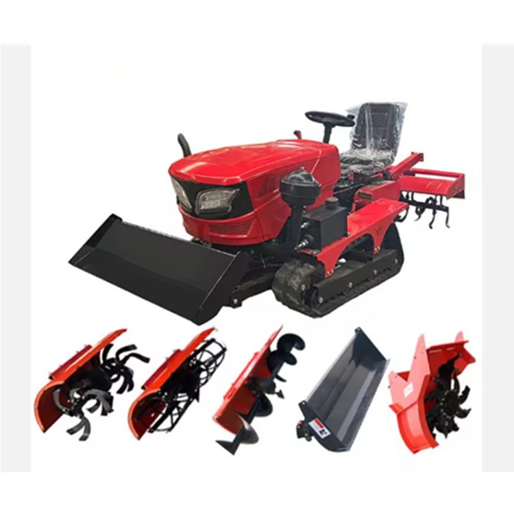 Amphibious Powerful 35 HP Small Tractor with Auxiliary Equipment Mini Crawler Tractor for Sale the Price Is Beautiful New 260