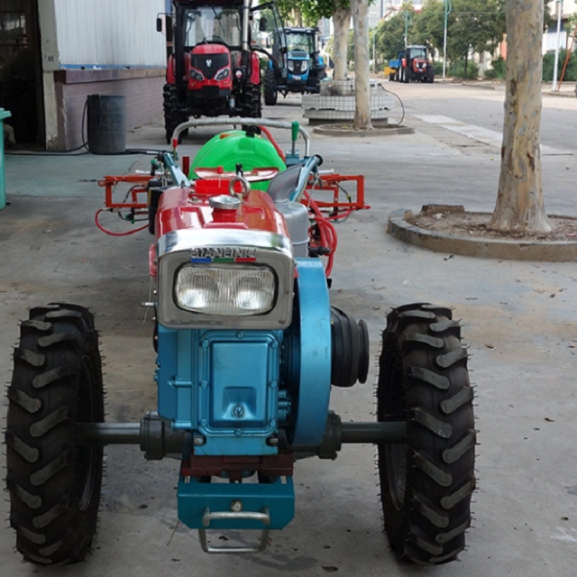 Hot Sale 18hp Two Wheel Farm Walking Tractor 22hp Mini Hand Tractors for Agriculture 12hp 15hp 16hp 18hp 20hp 22hp Cheap Price