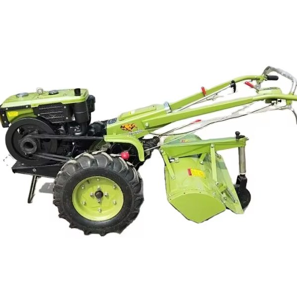 8hp Walking Tractor Farm Machinery Two Wheel Mini Tractor 2wd with Tiller Hoe