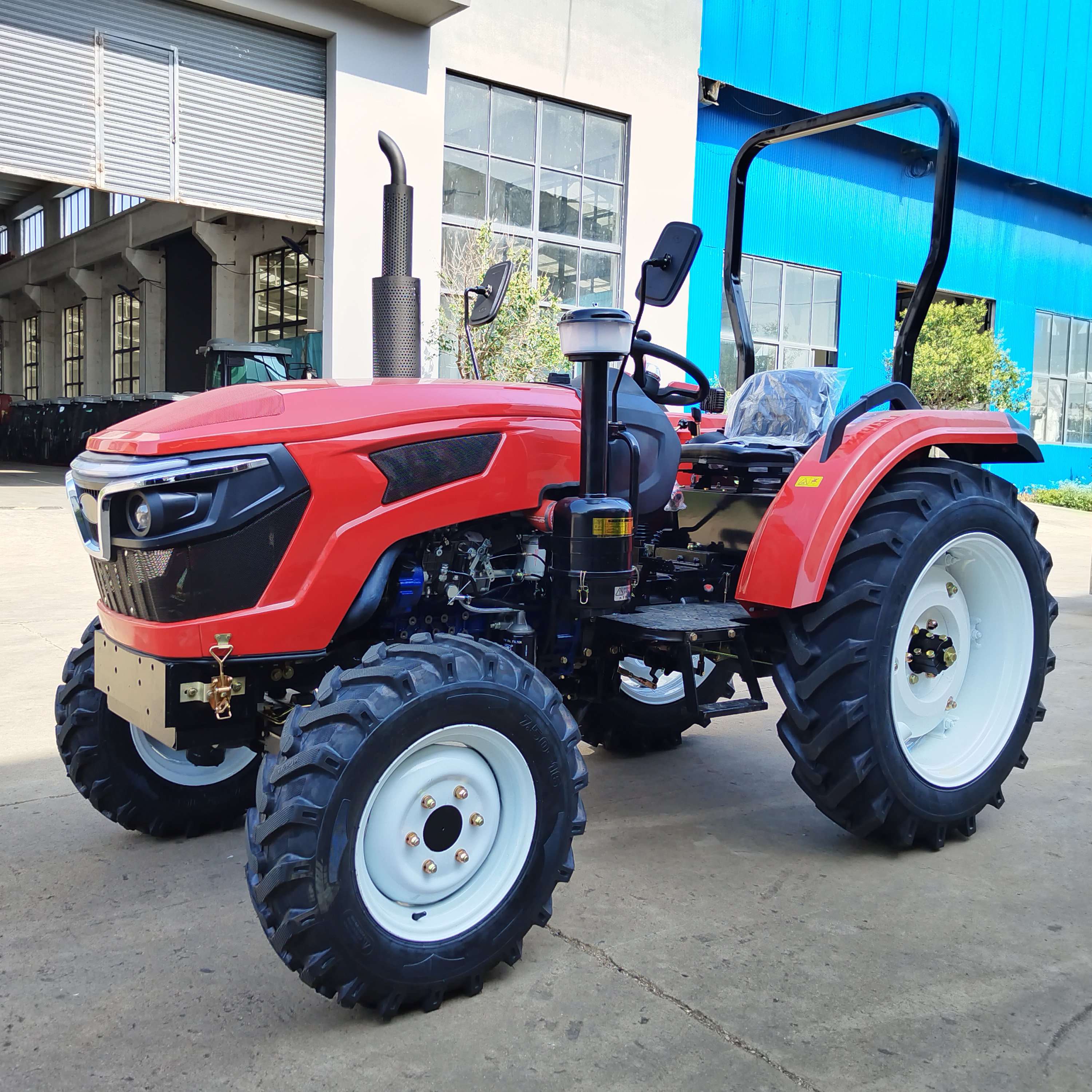 New Agriculture Machine Tractor De Agricultura Tractor Truck 80hp 90hp Wheel Farm Tractors for Sale