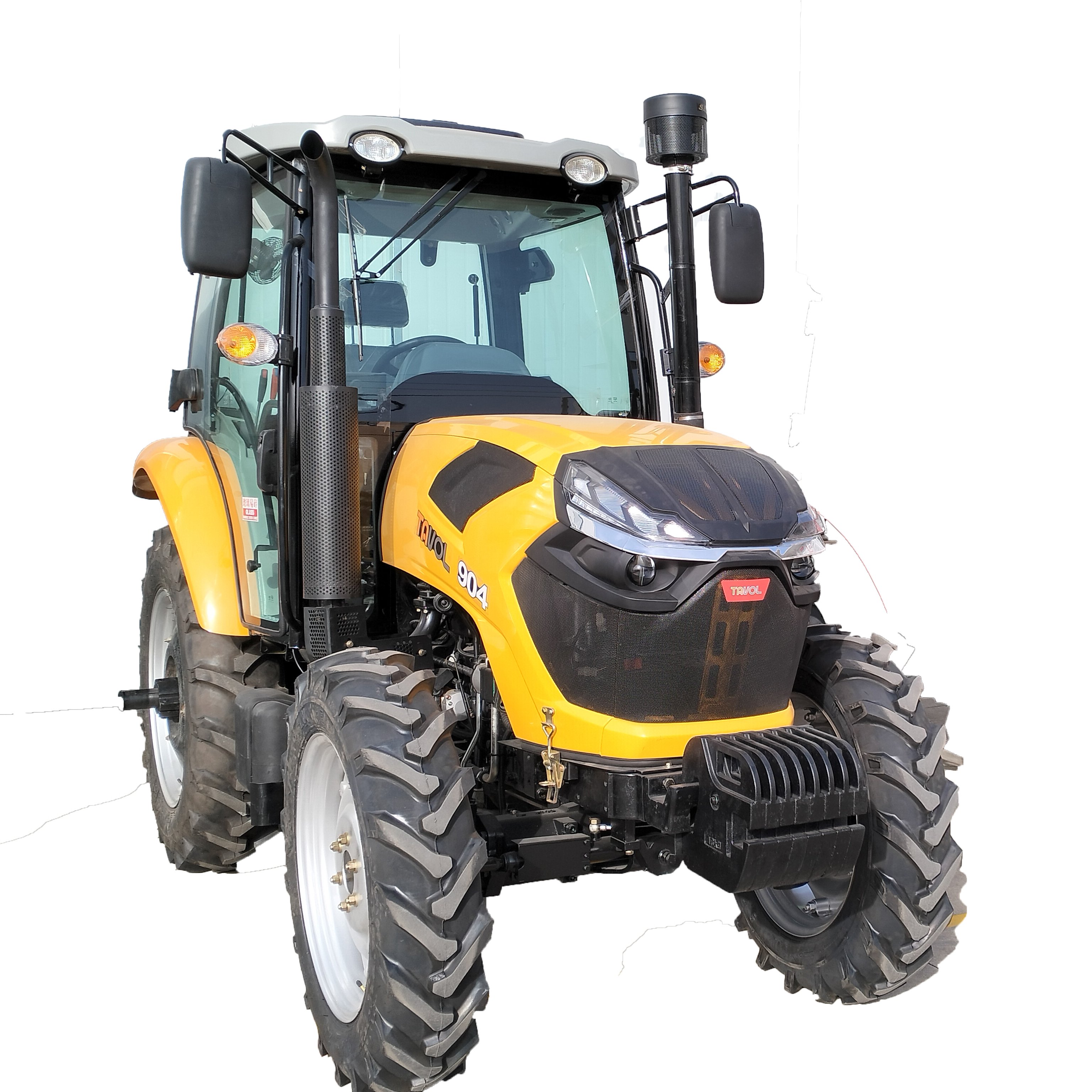 70hp 80hp 90hp Wheel Tractor 4X4wd With Farming Equipment Agricultural Machinery Compact Loader Tractor