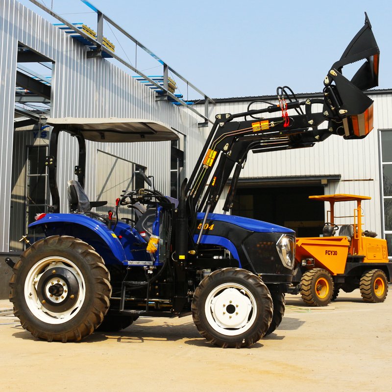 50hp 60hp 70hp 80hp 90hp 100hp Tractors 4WD Compact Mini Tractor with Front End Loader Backhoe Farm Tractor