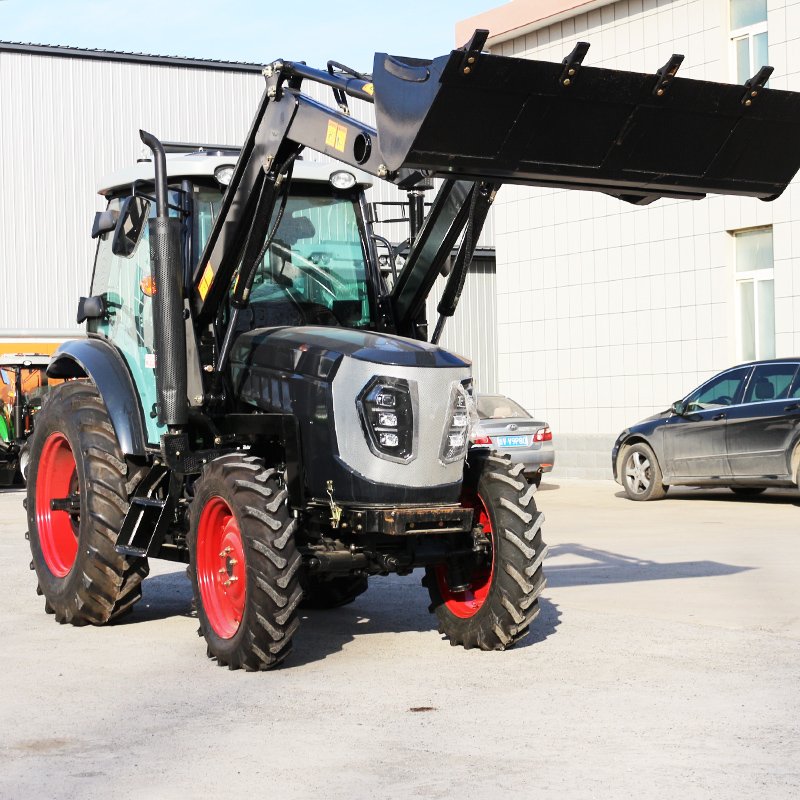 50hp 60hp 70hp 80hp 90hp 100hp Tractors 4WD Compact Mini Tractor with Front End Loader Backhoe Farm Tractor