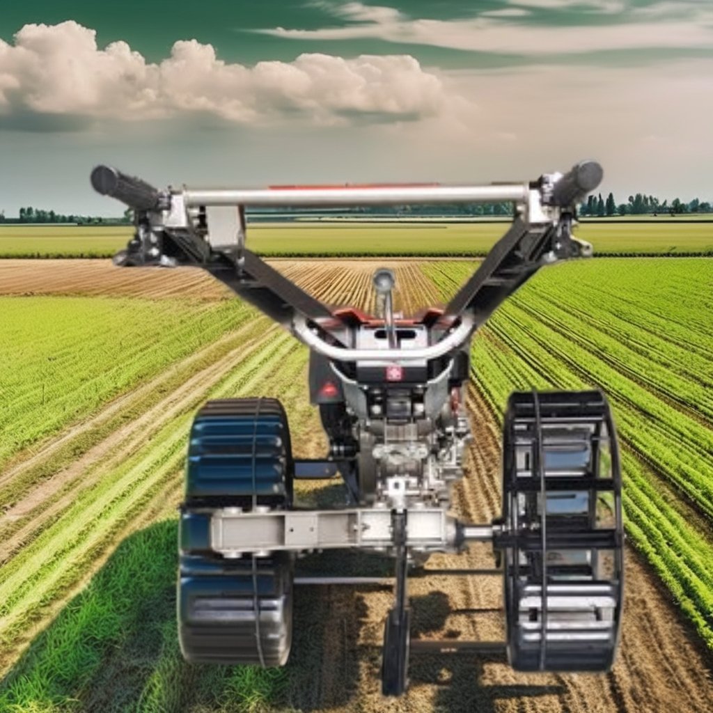 15HP Farm Walking Tractor with 2WD Wheel Core Components Including Engine and Gearbox