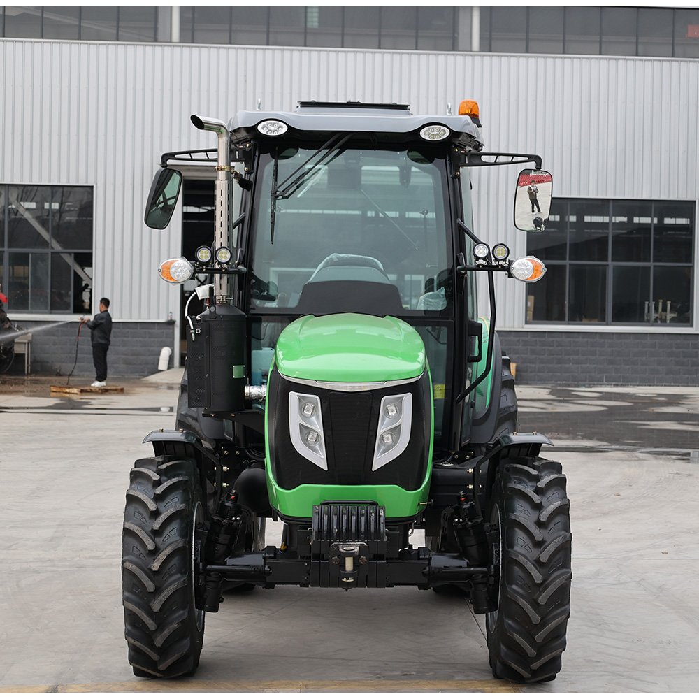 QILU Euro V China Cheap 75hp 4wd Mini Small Wheeled Tractors Mini Tractor for Agriculture