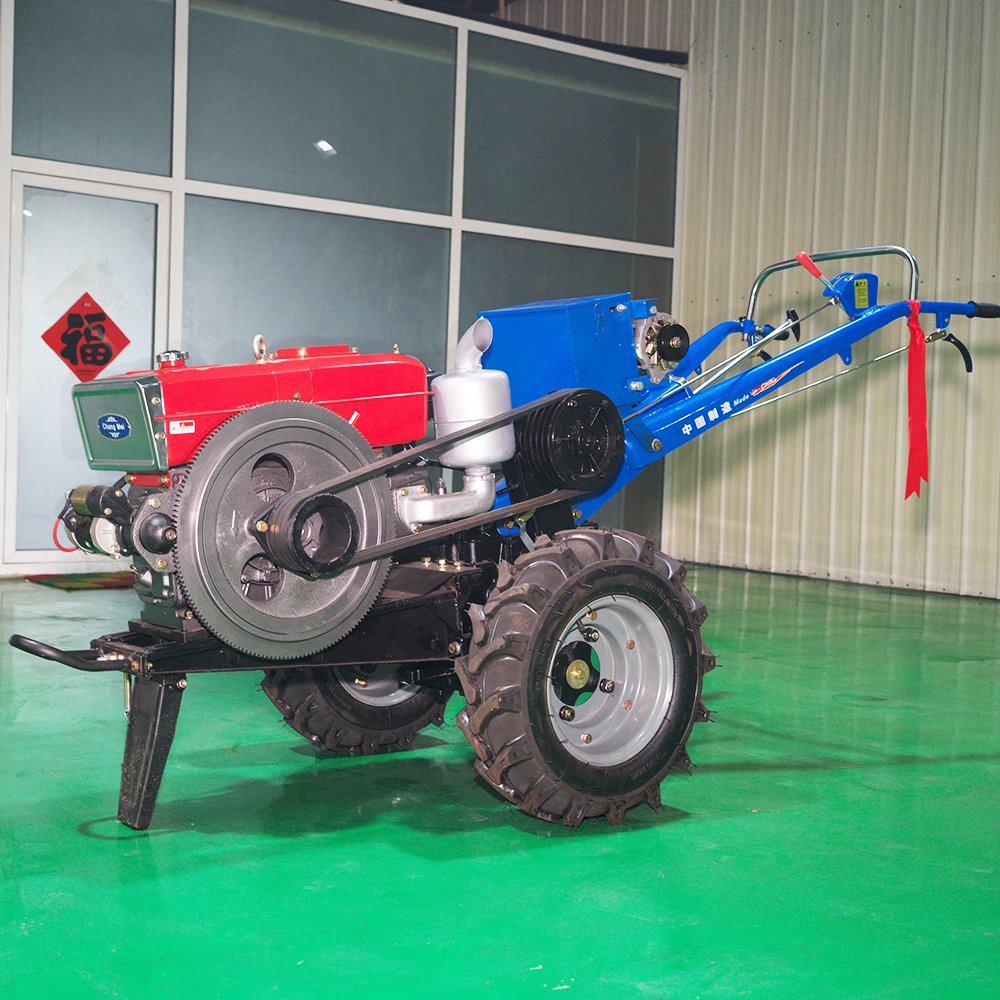 Cultivators Agricultural Equipment Small Farm 8hp Walking Tractor Machine With Grass Cutter