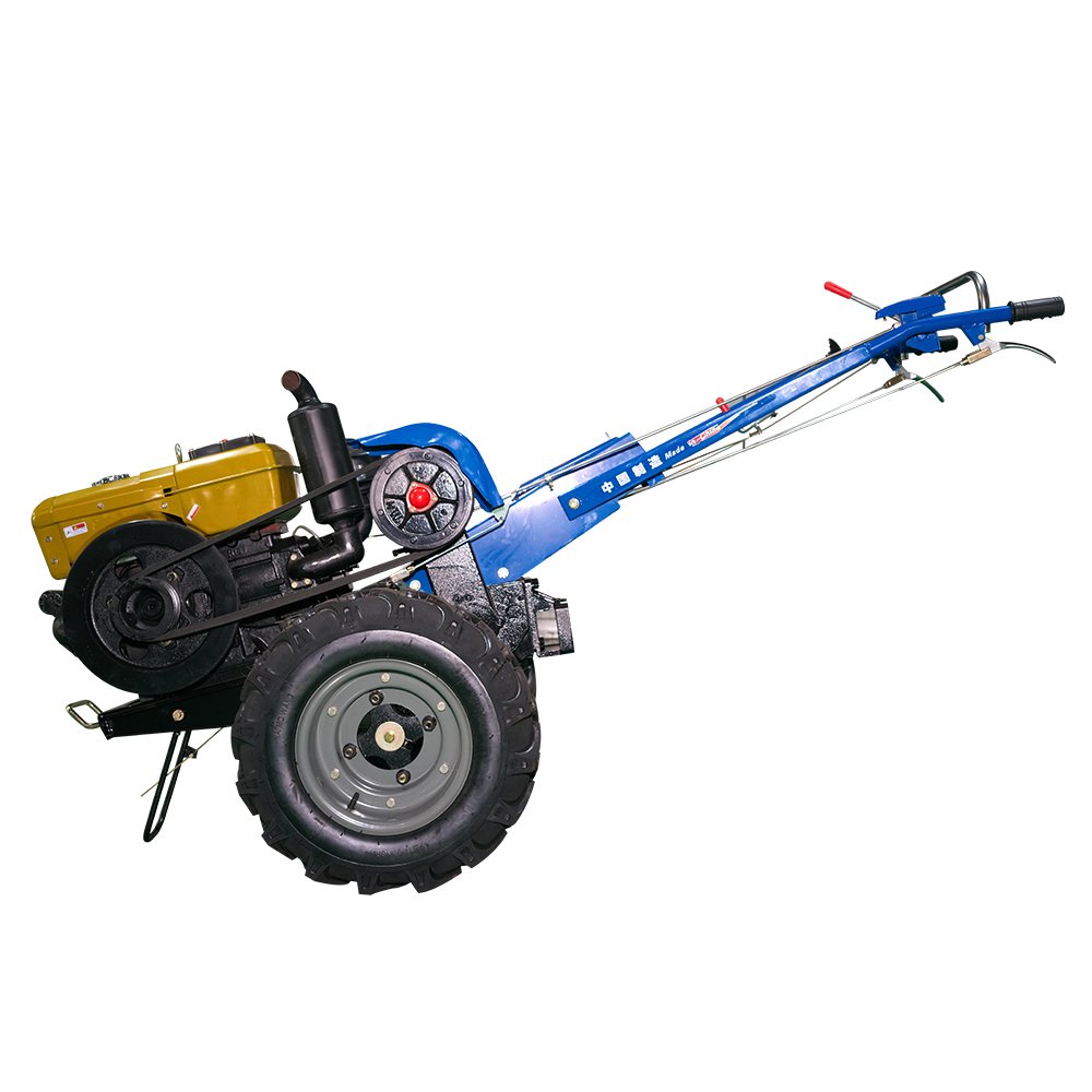 Agricultural Equipments Hand Driven 12 Horsepower diesel Walking Behind 2 Wheel Tractor 15 hp