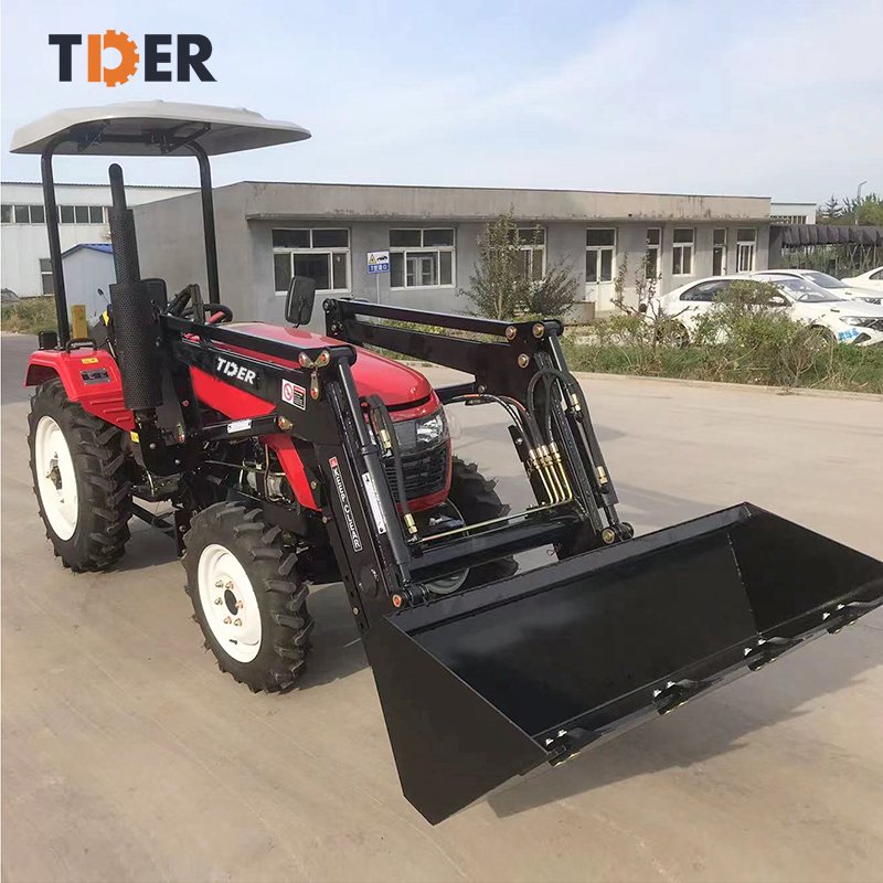 2025 TDER Manufacturers of Tractors 30HP 40HP 50 HP 60hp Tractor Tractors with Front Loader