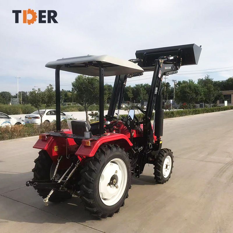 2025 TDER Manufacturers of Tractors 30HP 40HP 50 HP 60hp Tractor Tractors with Front Loader