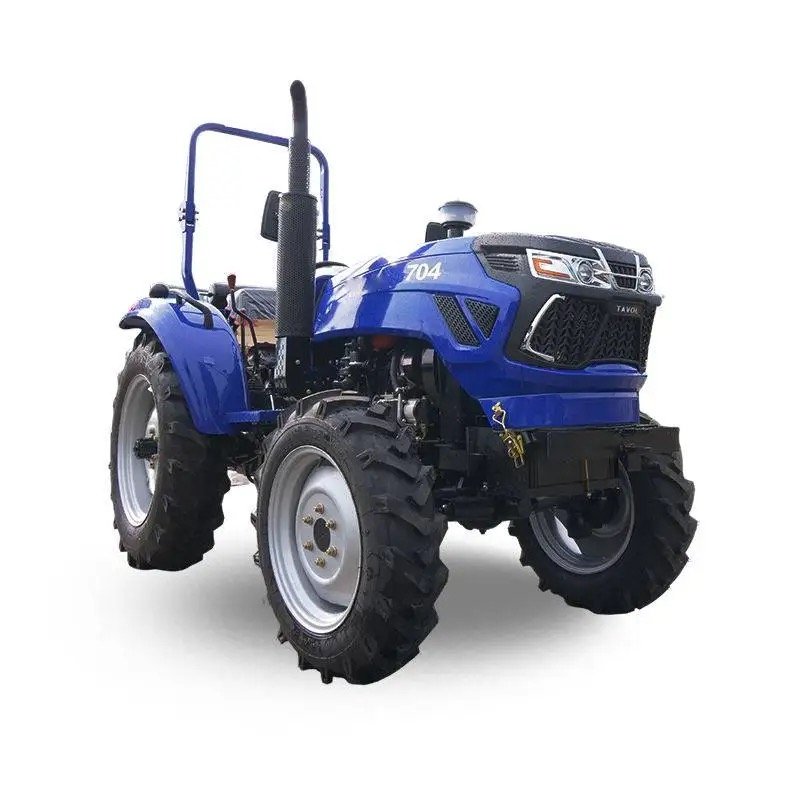 Multifunctional Small Mini Farm Tractor Cylinder Training Engine Powerful 75HP 4WD Agricultural Tractor for Sale