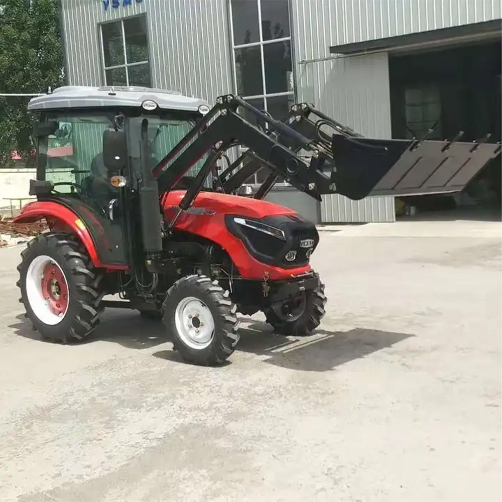 Multifunctional 4X4 Wheel 4WD 40hp 50hp 60hp 70hp 90hp 100hp Tractor Front Loader Farm Garden Tractor with Optional Parts